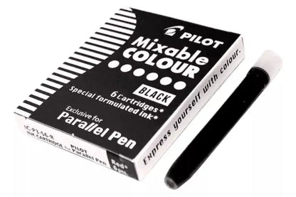 6 Cartuchos Tinta Repuesto Parallel Pen Pilot Color Negro - Pilot - empaque