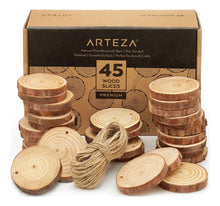 Lienzos Madera 45 Pzas Circulares 2.4 Pulgadas Arteza - Coveme - vista trasera