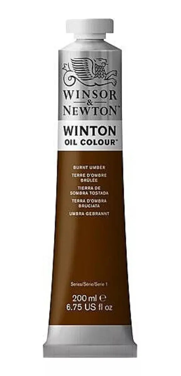 Pintura Oleo Winsor & Newton Winton 200ml Colores A Escoger Sombra Tostada No 3 - Winsor and Newton