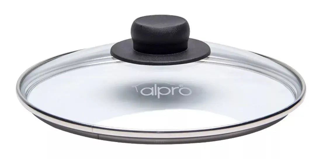 Tapa Cristal Templado Alpro Valvula Salida Vapor Cocina 26cm - Alpro - vista lateral