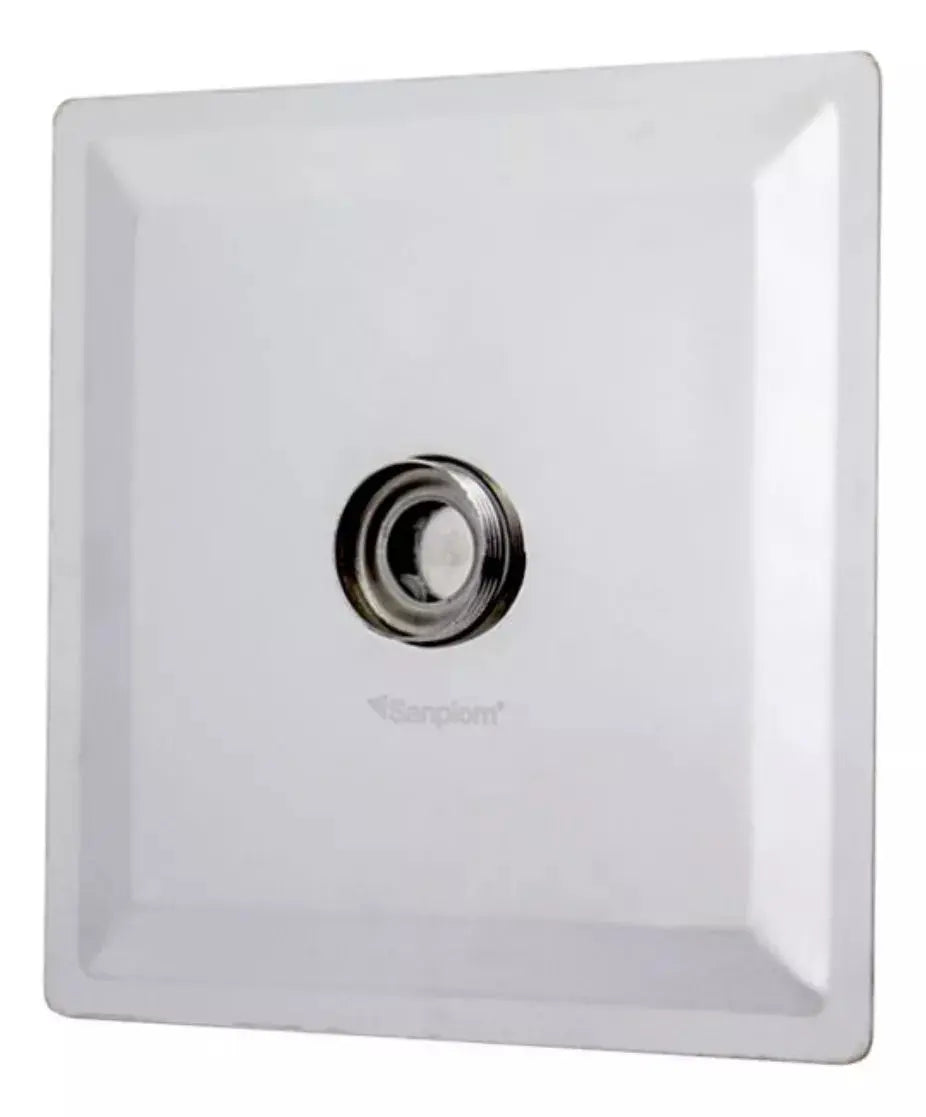 Regadera Cuadrada 6 ( 15cm) Sanplom Acero Inoxidable 8502 - Sanplom - empaque
