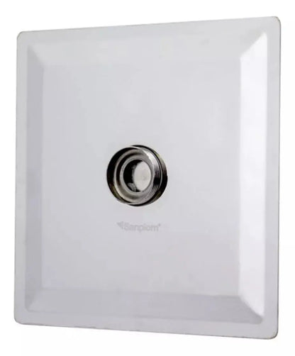 Regadera Cuadrada 6 ( 15cm) Sanplom Acero Inoxidable 8502 - Sanplom - empaque