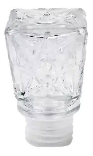 Juego 6 Licoreras Vidrio Cristal Agua Vino 250 Ml Diamante - Vittori - detalle