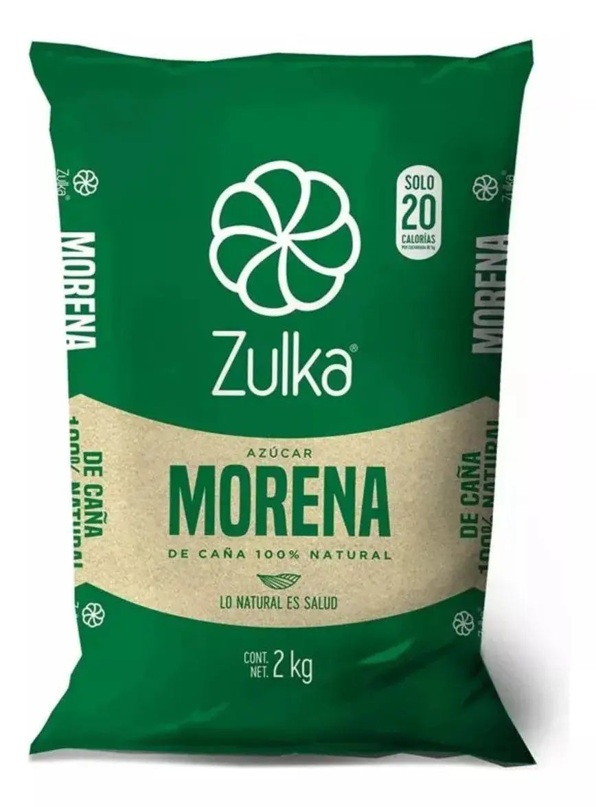 Azucar Morena Zulka 2kg Caña 100% Origen Natural Calidad - KCTS