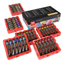 36 Tubos De Pintura Gouache Arteza 12 Ml Colores Surtidos - Arteza - vista lateral