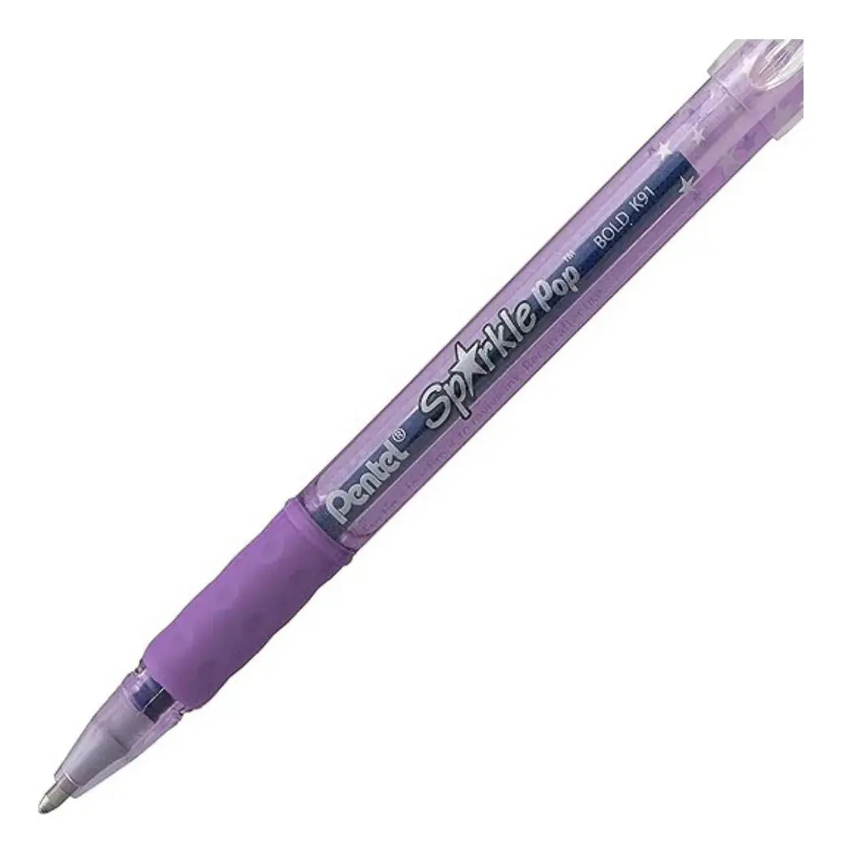 8 Boligrafos Gel Metalico Pentel Sparkle Pop 1.0mm - Pentel - detalle