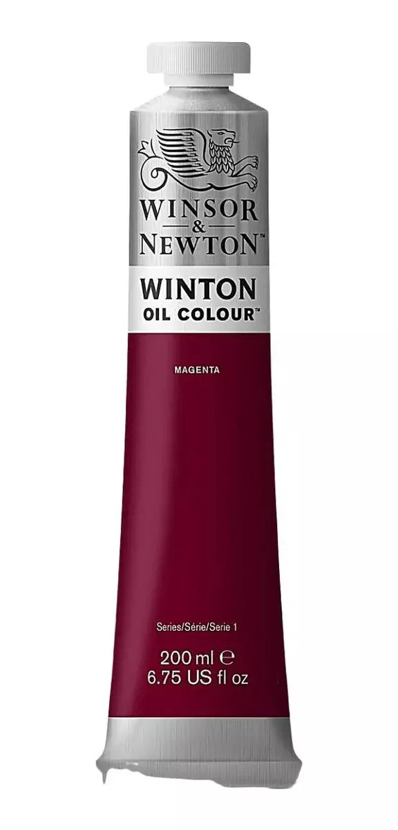 Pintura Oleo Winsor & Newton Winton 200ml Colores A Escoger Magenta No 28 - Winsor and Newton