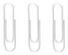 10 Cajas 100 Piezas C/u Clips Estandar Baco No.2 Inoxidable - BACO - vista lateral