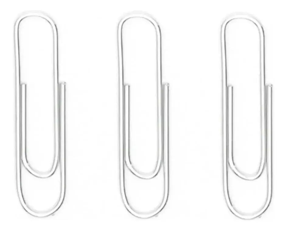 10 Cajas 100 Piezas C/u Clips Estandar Baco No.2 Inoxidable - BACO - detalle
