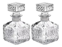 Juego 2 Licoreras Rodas Vidrio Cristal Resistente Vino 500ml - Vittori