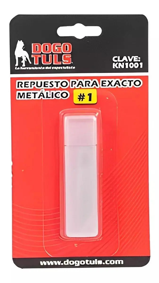 5 Navaja Repuesto Exacto Metalico Cuchilla Cutter Dogotuls - Dogotuls - vista lateral