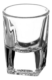 6 Pack Vaso Mini Tequilero Cuadrado Shot Mezcal Vidrio - Vittori - accesorios