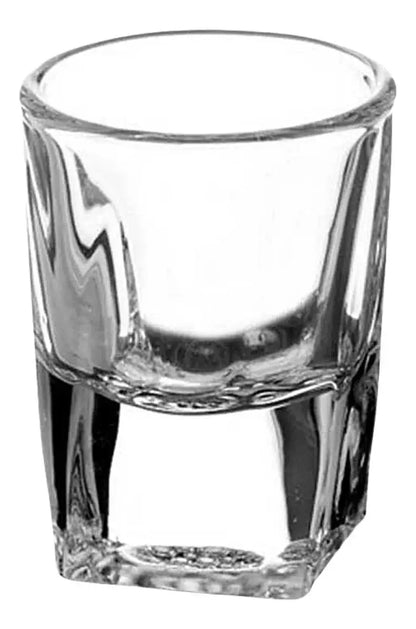 6 Pack Vaso Mini Tequilero Cuadrado Shot Mezcal Vidrio - Vittori - accesorios