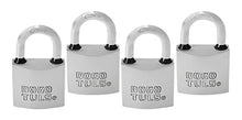 Juego 4 Candados Hierro 38mm Gancho Corto Nivel 5 Dogotuls - Dogotuls - contenido