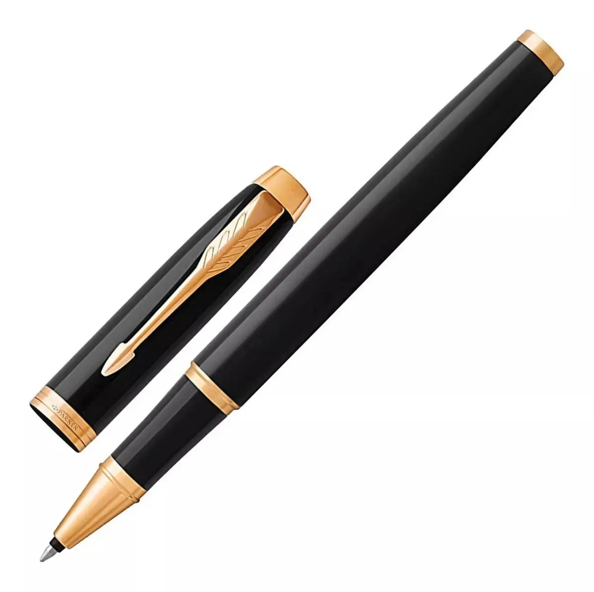 Pluma Rollerball Parker Punta Fina Acabado Dorado Premium - Parker - contenido