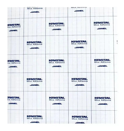 5pz Hojas Mica Forro Adherible Krystal Cuaderno Transparente - Janel - detalle