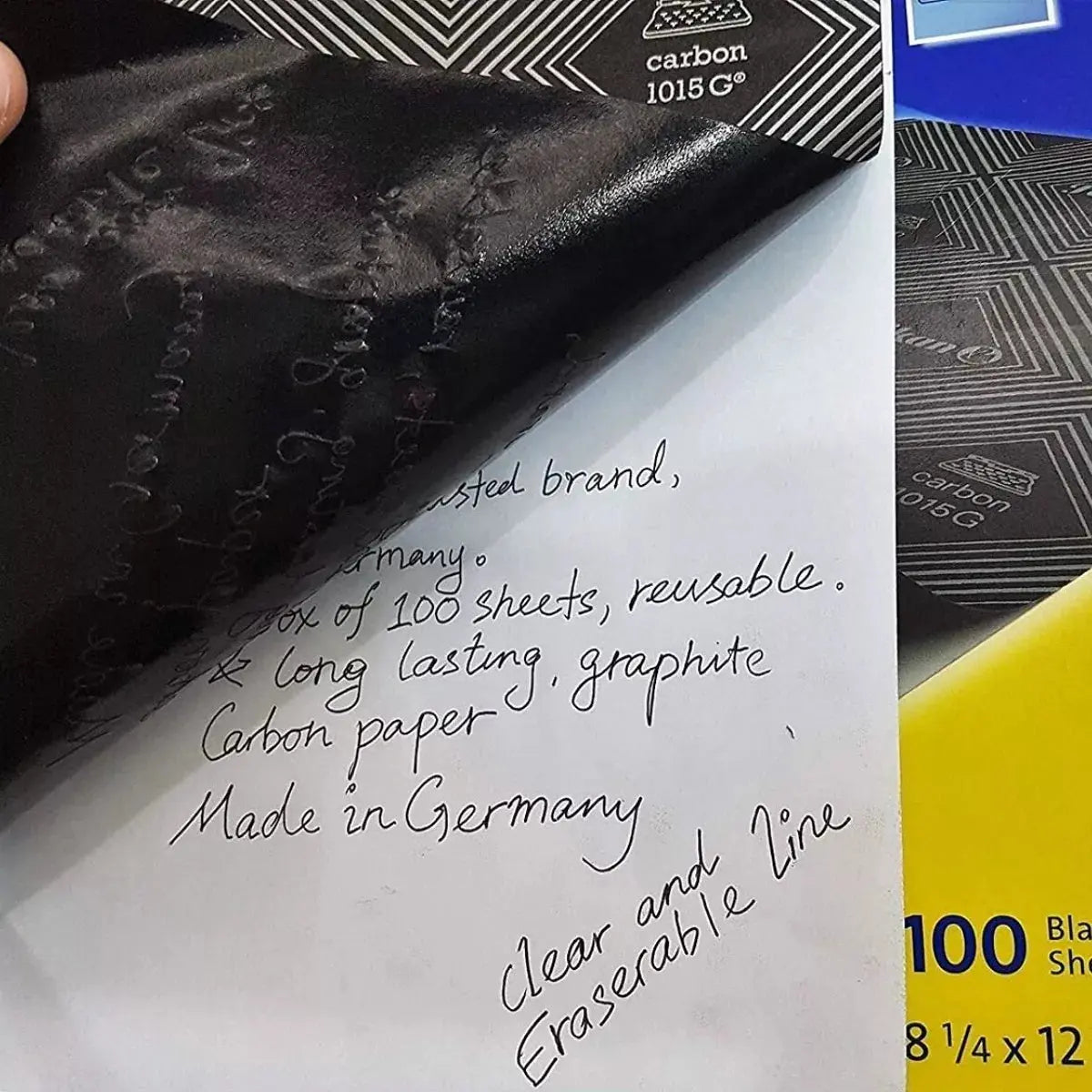 Hojas Papel Carbón 1015g Carta Base Cera Negra Pelikan 100 Piezas - Pelikan