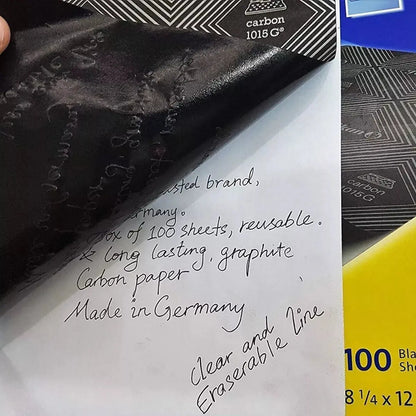 Hojas Papel Carbón 1015g Carta Base Cera Negra Pelikan 100 Piezas - Pelikan