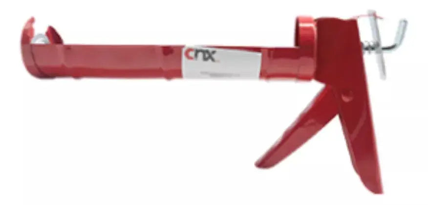 Pistola Calafateadora Cnx Barril Sellador Silicon Color Rojo - CNX - empaque