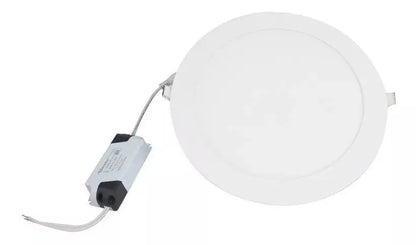 Panel Circular Led Empotrar Luz Fria Sanelec 18w Luminario - Sanelec