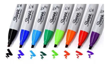 Marcador Permanente Sharpie Chisel colores surtidos 8 piezas 1939484 - Sharpie - vista lateral