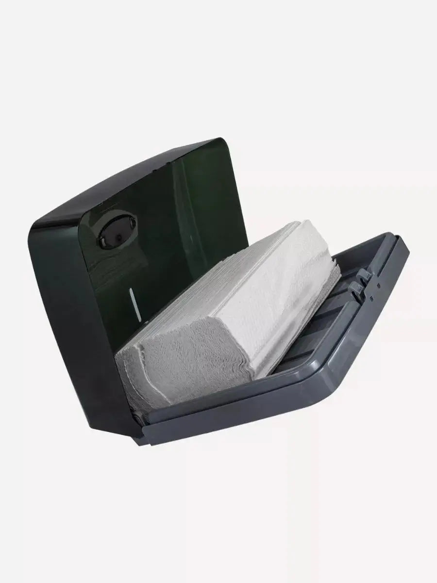 Despachador De Interdoblada En Z Largo Oval® Eco Pp, Humo - Oval - vista trasera