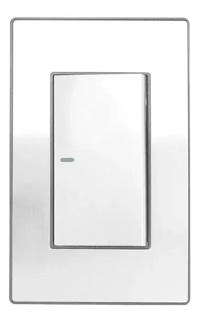 Placa Un Apagador Escalera Sanelec Cordoba Acero Inox. 4631 - Sanelec - empaque