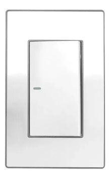 Placa Un Apagador Escalera Sanelec Cordoba Acero Inox. 4631 - Sanelec - empaque