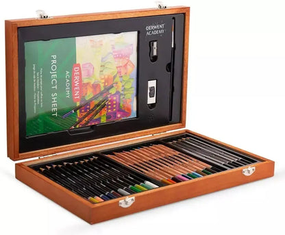 Set Madera Lápices de Colores Derwent Academy 35 Piezas - derwent - detalle