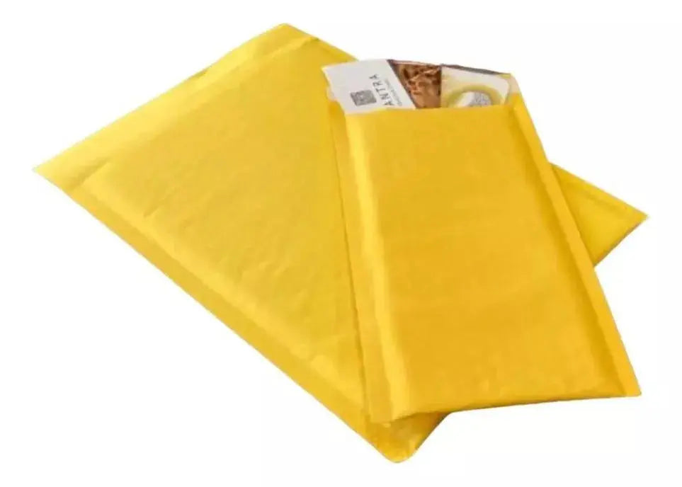 50 Sobres Burbuja Adhes 13 X 23cm Bubble Mailers Amarillo - ADHES - detalle