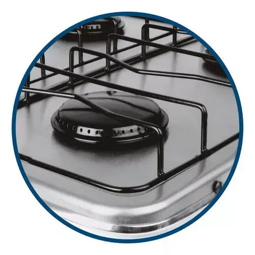Estufa De Mesa Aksi 4 Quemadores Blanco Acero Inoxidable Color Blanco - Aksi - uso