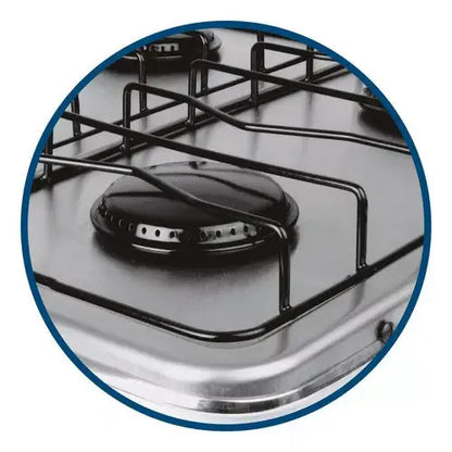 Estufa De Mesa Aksi 4 Quemadores Blanco Acero Inoxidable Color Blanco - Aksi - uso