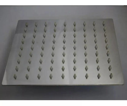 Regadera Cuadrada 8'' Meer Acero Inoxidable Ahorradora Agua - CNX - vista trasera