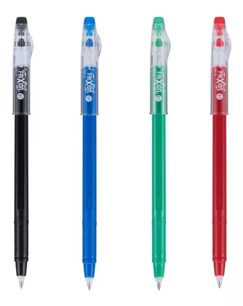 4 Boligrafos Frixion Ball Stick Pilot Gel Tinta Borrable - Pilot - empaque