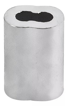100 Pzs Casquillo Aluminio Doble 1/16 Dogotuls Cable Acero - Dogotuls - empaque