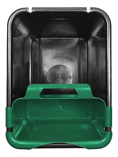 Bote De Basura 17l Negro Con Inserto Para Basura Orgánica - Azor