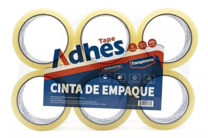 36pz Cinta Adhesiva Transparente Empaque Adhes 50m Espesor - ADHES - accesorios