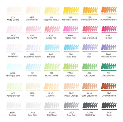 36 Rotuladores Tonos Tropicales Arteza Everblend Ultra Art - Coveme