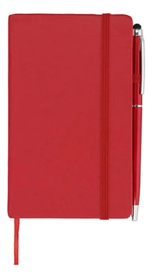 Mini Libreta For Promotional Colores Hoja Rayada Boligrafo Color Rojo - For Promotional