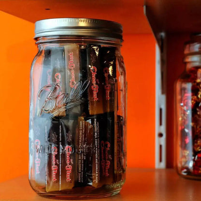 6pz Frascos Vidrio Mason Jar Ball 32 Oz Boca Ancha Original - Coveme - empaque