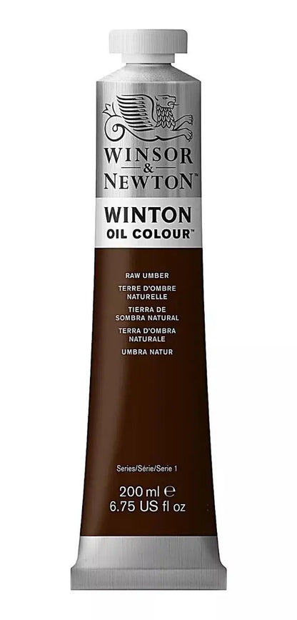 Pintura Oleo Winsor & Newton Winton 200ml Colores A Escoger Sombra Natural No 35 - Winsor and Newton