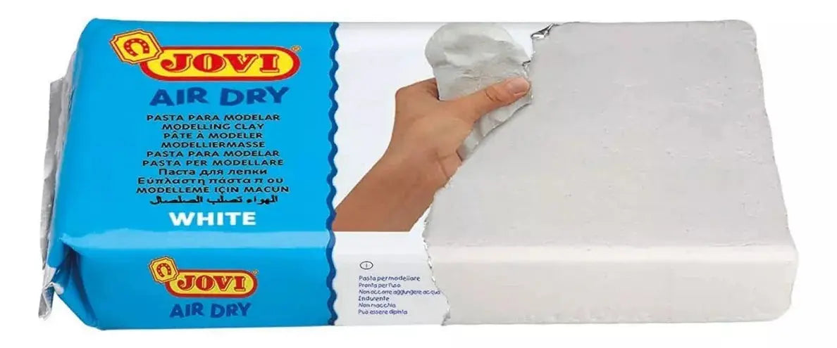 Pasta Moldear Jovi 500 Grs Air Dry Manualidades Colores Blanco - Jovi - uso