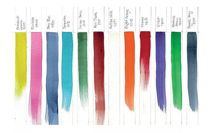 Estuche Acuarela 12 Pastillas Colores Inktense Derwent V2 - Derwent - vista lateral