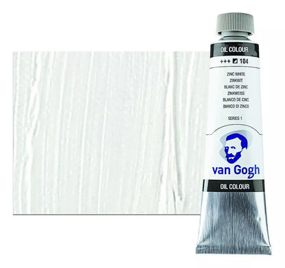Pintura Oleo Van Gogh Serie 1 Tubo 40ml Pinta Color Del Óleo Blanco De Zinc 104 - Van Gogh