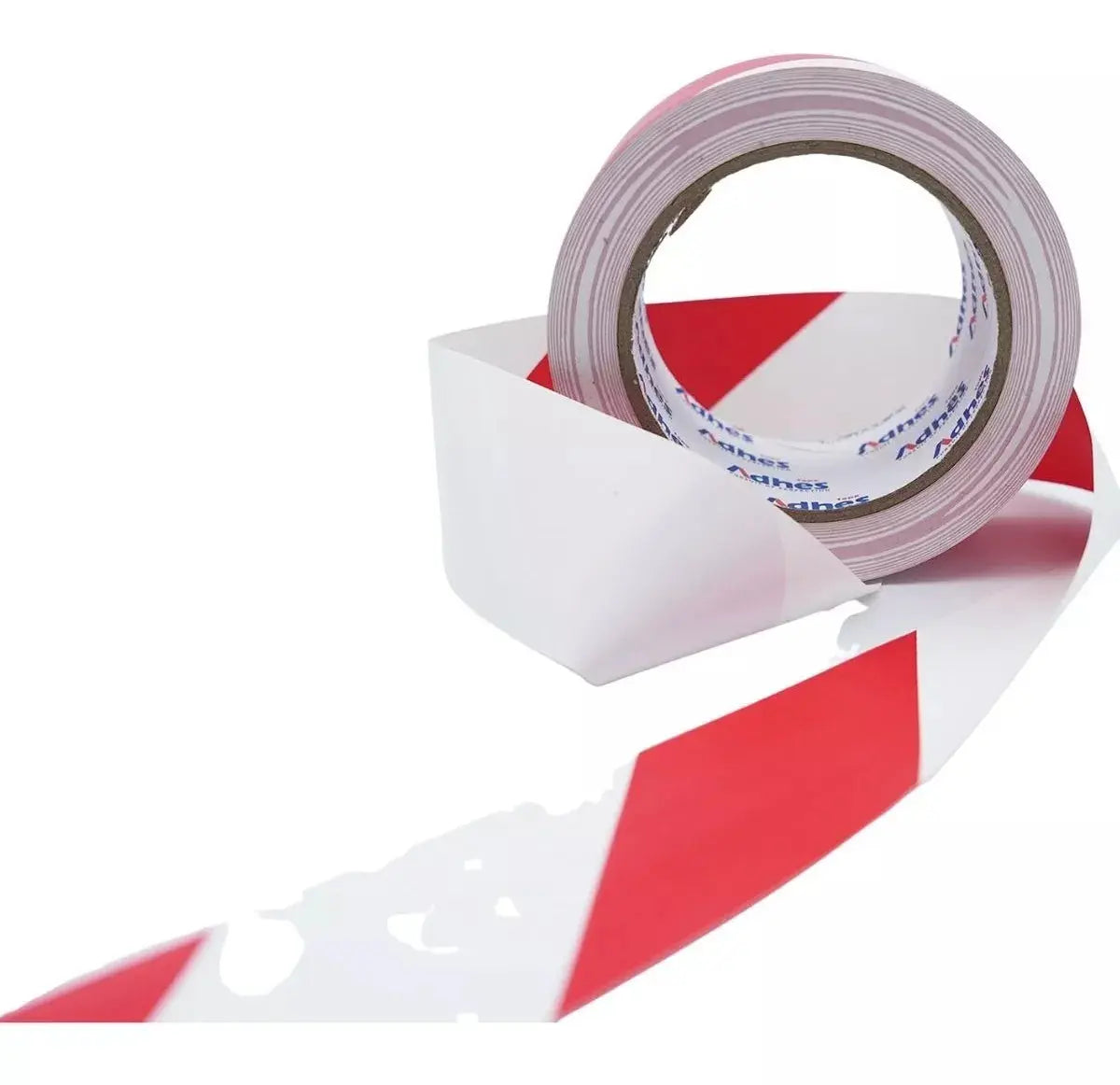 Cinta Delimitadora Adhesiva Pvc Adhes 4.8cmx33m Blanca/Rojo - ADHES - vista lateral