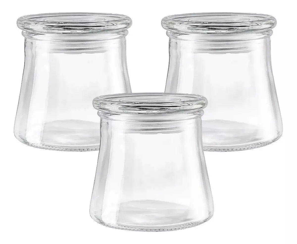 Frasco Vidrio Contenedor Tapa Envase Dulcero Cristal 650ml - Vittori