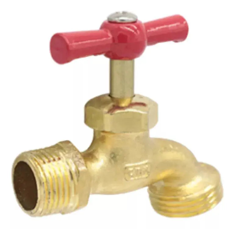 Llave Manguera Jardin Cnx Nariz 1/2'' Economica Zinc - CNX - vista lateral
