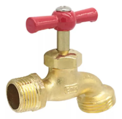 Llave Manguera Jardin Cnx Nariz 1/2'' Economica Zinc - CNX - vista lateral