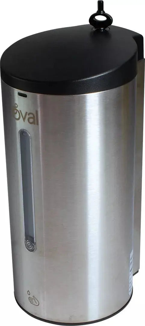 Jabonera Automatica Oval Gel Acero Inoxidable 700 Ml - Oval - vista lateral