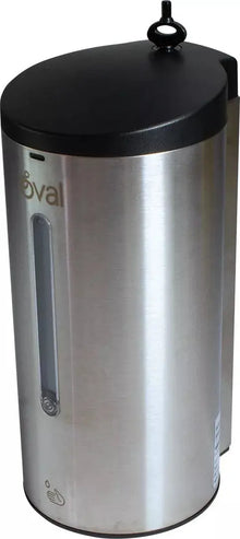Jabonera Automatica Oval Gel Acero Inoxidable 700 Ml - Oval - vista lateral